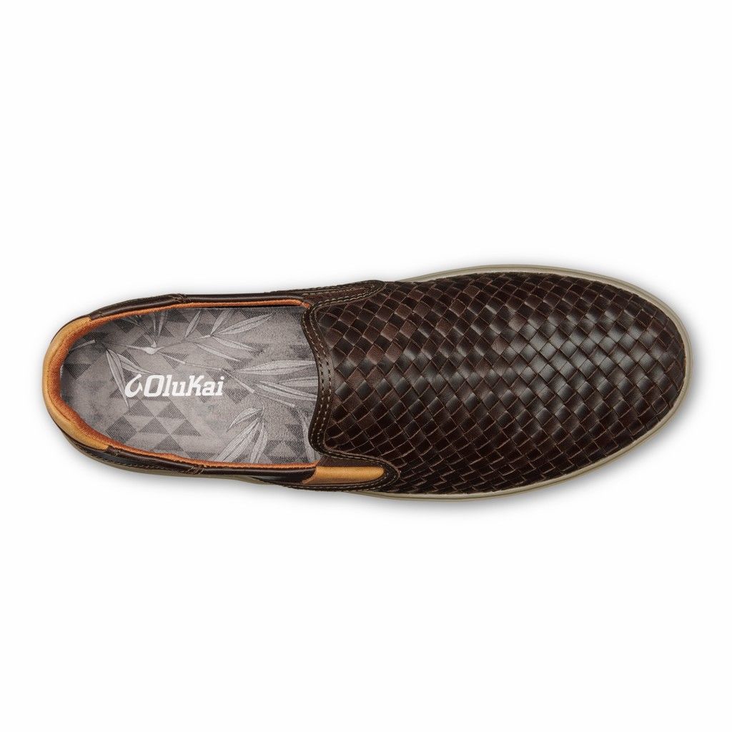 Zapatos Olukai Lae‘ahi Lauhala - Zapatos Hombre Cafes 20257-681